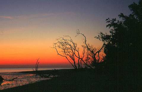 Sonnenaufgang am Strand