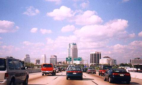 unterwegs zum Orlando Airport