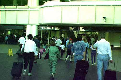 Ankunftshalle im Orlando Airport