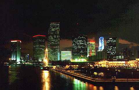 Miami bei Nacht